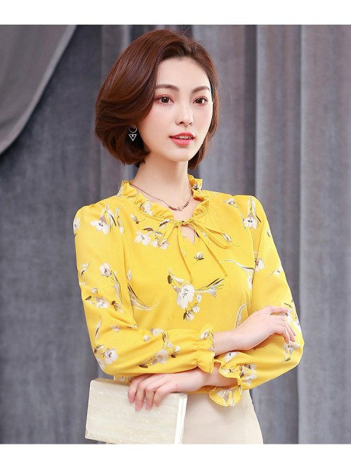 Fashion Women Blouses Long Sleeve 2018 Autumn Wome...